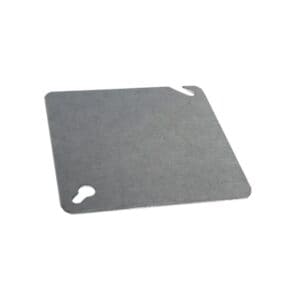 Tapa para caja cuadrada, Eleksteel, con hueco, UL, EMT008