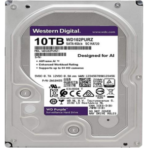 Disco duro 10TB para videovigilancia WD Purple PRO