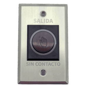 Botón de salida de proximidad, dlx, grande, con luz, acero inoxidable, NO/NC/COM, K1