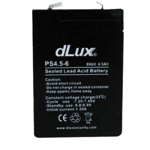 Batería de plomo-ácido sellada, dlx, 6V-4.5A, PL6