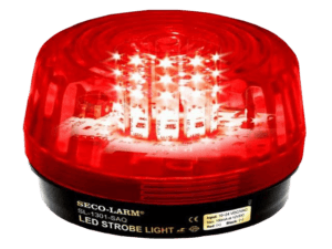 Luz estroboscópica, Enforcer, 41 leds, con sirena, color rojo, 12A 24VAC / VDC, 2 hilos, SL-1301-SAQ-R