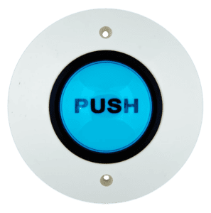 Botón momentáneo, STI, de estación, color azul, iluminado, SSR2407