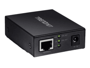 Convertidor de medios TRENDnet, 1 puerto RJ45, 1 puerto SFP, TFCGSFPA