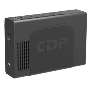 UPS de 500VA y 250 vatios con batería de litio avanzada que proporciona hasta 3 veces más respaldo que un UPS tradicional con batería de plomo-ácido.   LI-504