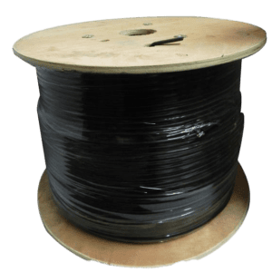 Cable UTP, dlx, categoría 5, para exteriores, 4P, 0.5mm 24AWG, 100% cobre, sin gel, 1000 pies, CAT5EXT