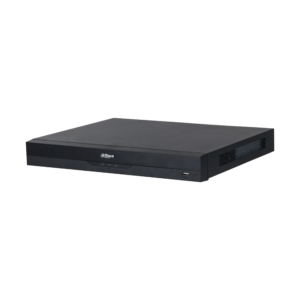 Video grabador POE, 16CH,  2 HDD 16TB MAX, 16 MP, 256 Mbps  H.265 +, ONVIF, 1 entrada de audio y 1 salida de audio, Audio por canales, 4 entradas de alarma y 2 de salidas WizSense(Dahua)