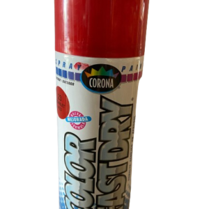 Pintura en aerosol color rojo. CORONA