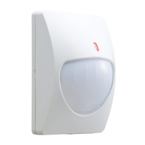 Sensor de movimiento Optex, doble propósito, detección de gran angular y largo alcance, doble protección conductiva y tecnología multifocal.