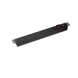 PDU, 8 tomas, 15A, 1875W, Máx.125 V CA, DAHUA,  (regleta de rack).  ZZM10/PDU(8 USA 250)