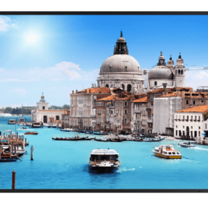 Pantalla profesional para CCTV 24/7 de 55” 1920×1080 (FHD), diseñado para operación continua en centros de monitoreo y videovigilancia profesional. Especial para videowalls, su bisel delgado permite instalaciones en mosaico sin interrupciones visuales, o