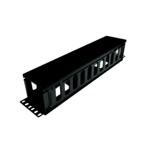 Organizador horizontal, Lantek, 2U, Plastico, NO incluye tornillos, LTK-ORGH2U