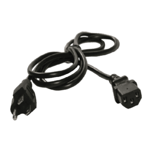 Cable de alimentación, dlx, color negro, AC 1.5m, 10A, 125V, con 3 clavijas, 03322