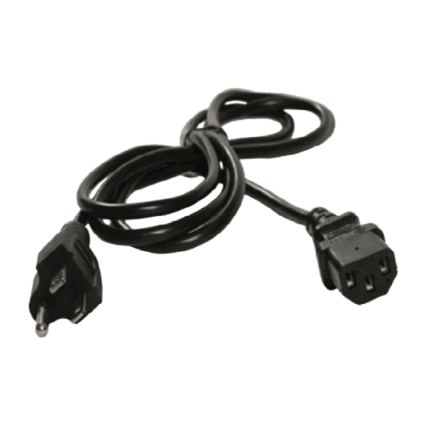 Cable de alimentación, dlx, color negro, AC 1.5m, 10A, 125V, con 3 clavijas, 03322