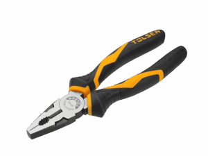 Alicate universal, Tolsen, 160mm, 6", acero reforzado, mango ergonómico, 10015
