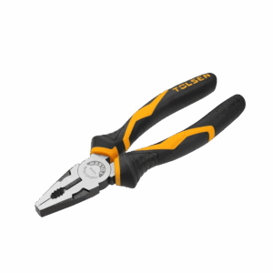 Alicate universal, Tolsen, 160mm, 6", acero reforzado, mango ergonómico, 10015