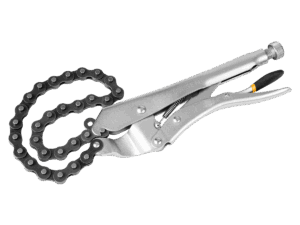 Alicate de cadena, Tolsen, 460mm, 18", acero reforzado, sistema de bloqueo, 10050