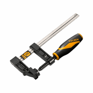 Prensa sargento, Tolsen, tipo F, 120×500mm, acero reforzado, mango ergonómico, 10191