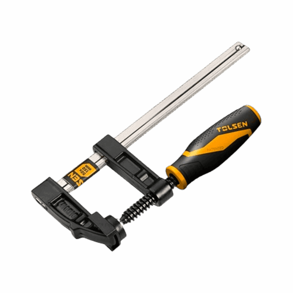 Prensa sargento, Tolsen, tipo F, 120×500mm, acero reforzado, mango ergonómico