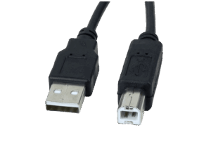 Cable de alimentación para impresora, Nova, USB-A 2.0 a USB-B, 1.8 metros, color negro, AC3072