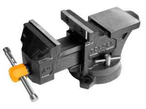 Prensa de banco, Tolsen, base giratoria, 4”, 10804