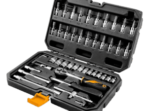 Kit de cubos 1/4, Tolsen, 46pcs, 15138