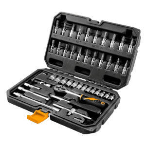 Kit de cubos, Tolsen, 1/4, 46pcs, 15138