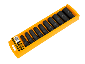 Juego de cubos de impacto 1/2", Tolsen, 10pcs, 24mm, 18296