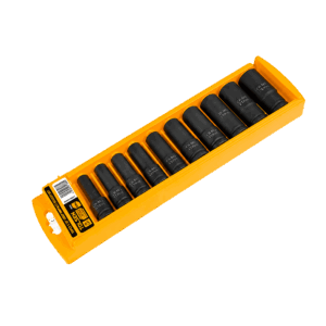 Juego de cubos de impacto 1/2", Tolsen, 10pcs, 24mm, 18296