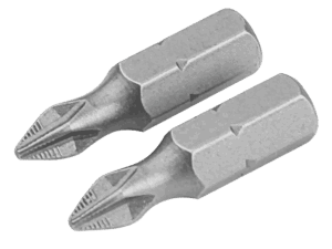Puntas de destornillador, 2 pcs, cortas, estrella o phillips, 20214