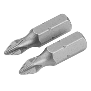 Puntas de destornillador, 2 pcs, cortas, estrella o phillips, 20214