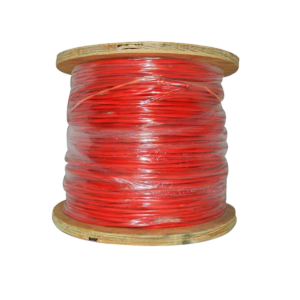 Cable de alarma, Genesis, bobina 305mts, 2 x 16AWG, color rojo, tipo FPLR-CL2R, UL, FT4, para sistemas de detección de incendio y sistemas de evacuación, 44061004