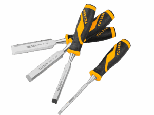 Kit de cinceles para madera, Tolsen, 4pcs, 6mm, 13mm, 19mm, 25mm, 25384