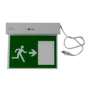 Señalización de escalera y puerta, dlx, slim sf, luz fija, 26575