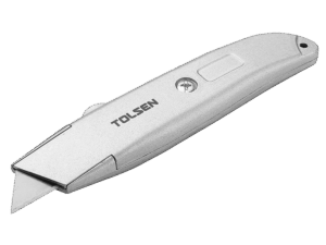 Cutter con cuchilla, Tolsen, aluminio, 61 x 19mm, 30008
