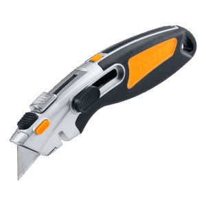 Cuchilla Multifunción, Tolsen, de doble función, bloqueo automático, 61x19mm, 30019