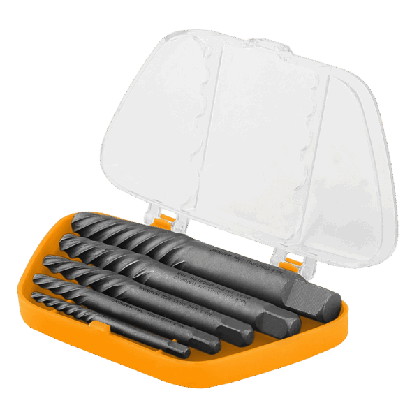 Juego de extractor de tornillos, Tolsen, contiene 5pcs, 33505