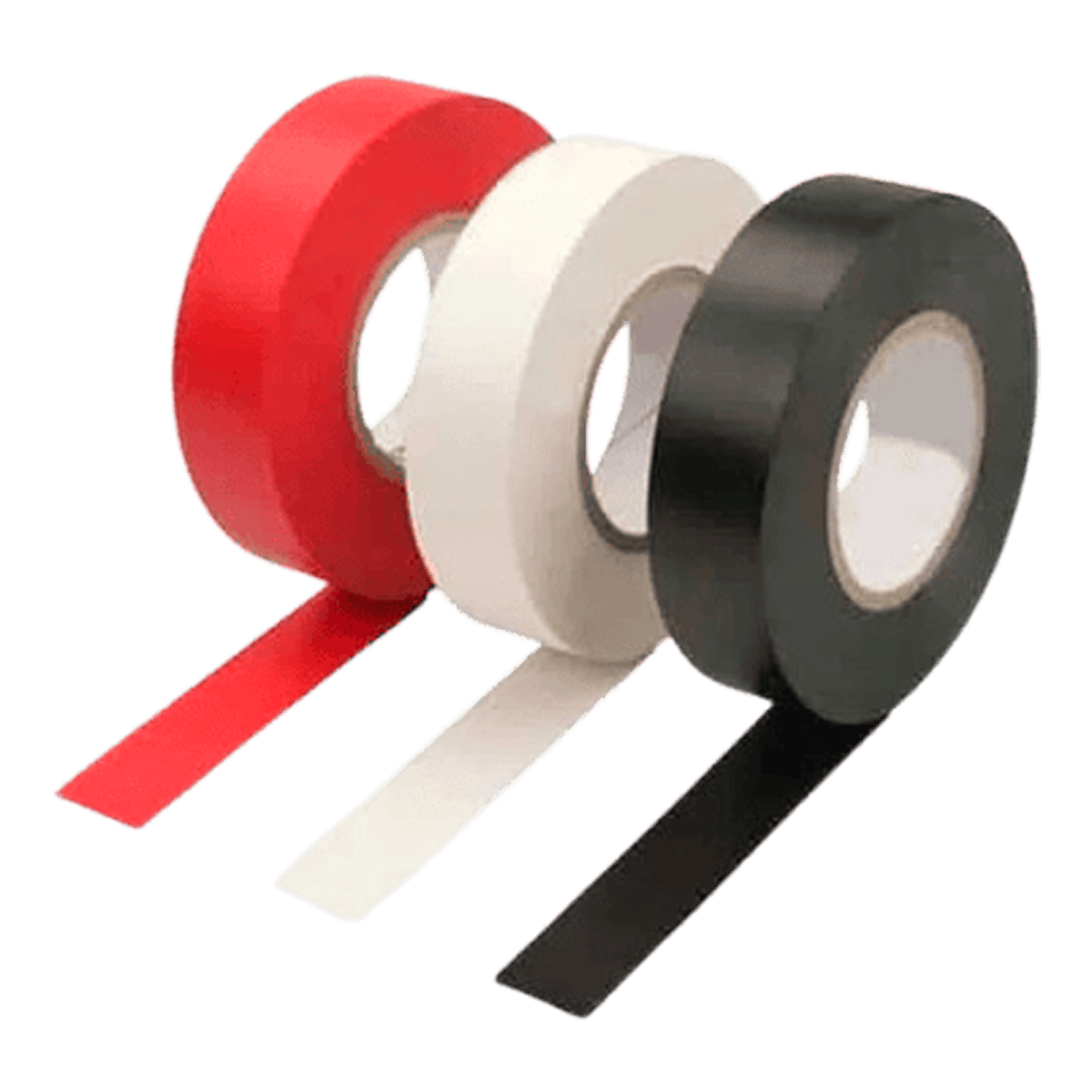 Tape, Tolsen, color blanco, 19mm, 38024