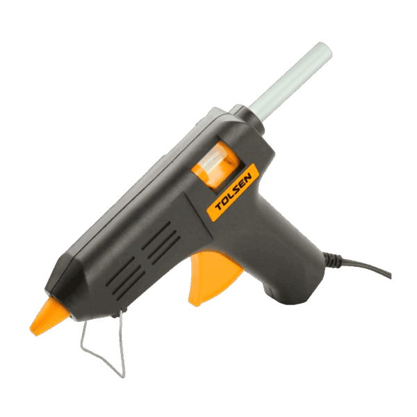 Pistola de silicon, Tolsen, industrial, con cable, 120V, 60W, 38502