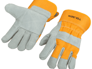 Guantes de trabajo, Tolsen, cuero, talla XL, 45024