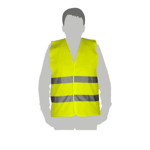 Chaleco reflector, Tolsen, cinta reflectante, 5cm, talla XL, 45152
