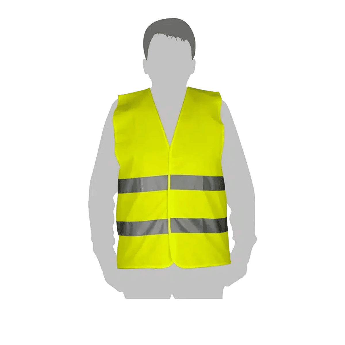 Chaleco reflector, Tolsen, cinta reflectante, 5cm, talla XL, 45152