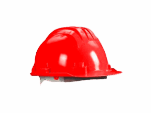 Casco de seguridad, Tolsen, color rojo, aprobado por CE, 45190