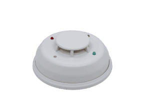 Sensor de humo, Firelite, fotoelectrico, 4 hilos, con sirena de 85 dBA, 12/24V, 35mA, 4WTAB