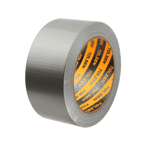 Cinta adhesiva, Tolsen, de tela, 48mm x 25m, resistente al agua, uso pesado, 50281