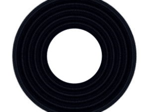 Tubería, Poliflex, color negro, con guía plástica, 1/2", 100m, 5038