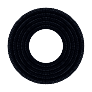 Tubería, Poliflex, color negro, con guía plástica, 1/2", 100m, 5038