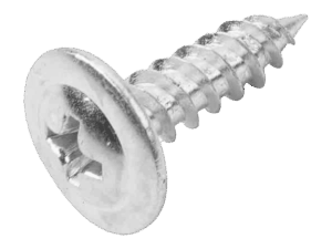Tornillo de rosca, Tolsen, punta de metal, 4.2x25mm, 500pcs, #8x1'', 54153