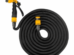 Manguera, Tolsen, 5mts, con conector de 1/2"-3/4" y boquilla de 8 patrones, 57250