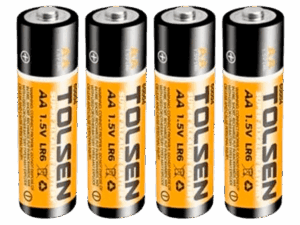 Batería alcalina, Tolsen, AAA, LR03, 1.5V, 60003