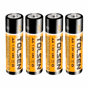 Batería alcalina, Tolsen, AA, LR06, 1.5V, 60004